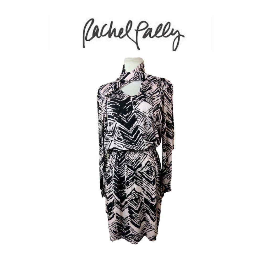 Rachael Pally Black & White Dress. Sz M